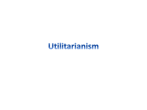 Utilitarianism - College of the Redwoods