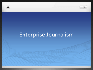 Enterprise Journalism