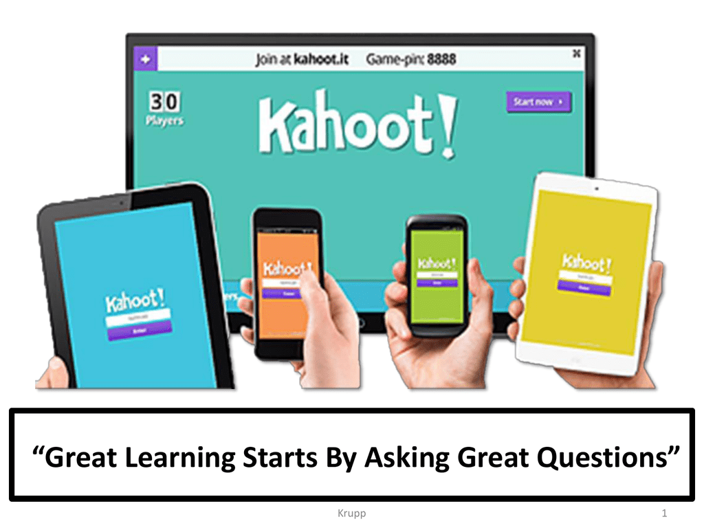 How To Create A “Kahoot”