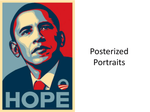 Posterized portraits