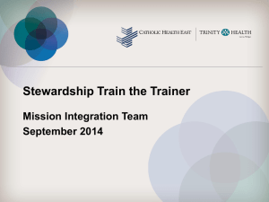 Stewardship Train the Trainer
