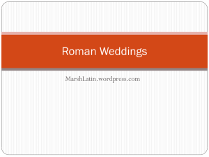 Roman Weddings - WordPress.com