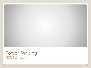 Power Writing - link to languages