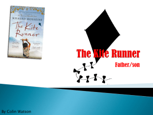 The Kite Runner father and son