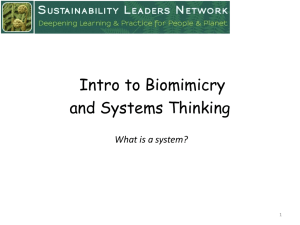 Day 3 Slides on Systems Thinking