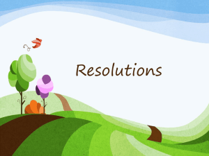 Resolutions - WordPress.com