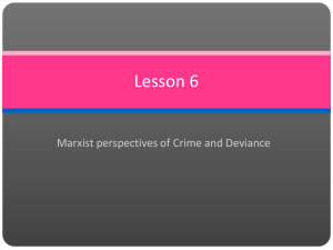 Lesson 6 – Marxism