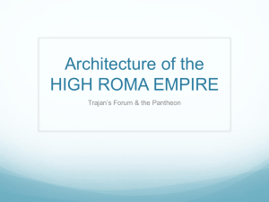 Architecture of the HIGH ROMA EMPIRE - WORLD.ARTvisa