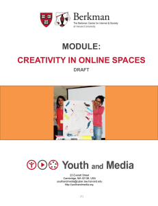 Creativity in Online Spaces – PPT