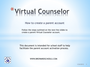 Virtual Counselor - Dillard High School