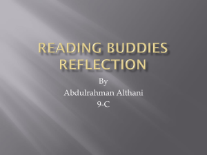 Reading-Buddies-Reflection