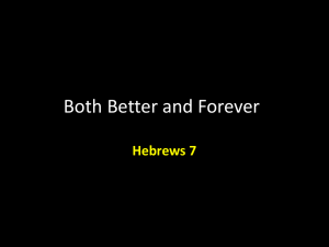Hebrews 07