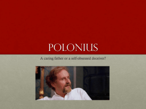 Polonius - Ms C. Sockett