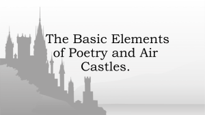 The Basic Elements of Poetry and Air Castles