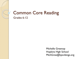 Common Core Reading