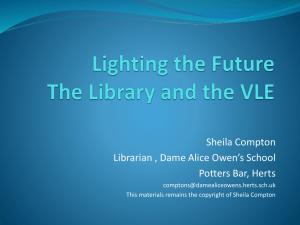 The Library and the VLE