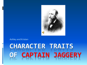 Character Traits Of captain Jaggery