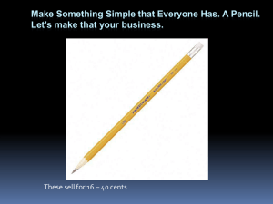I, Pencil PowerPoints - Worth Publishers Blogs