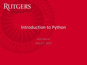 Python Presentation