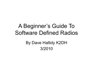 A Beginner`s Guide To Software Defined Radios