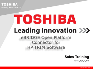 HP TRIM - Toshiba
