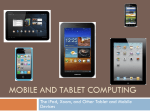 Mobile Computing - The University of North Carolina at Pembroke