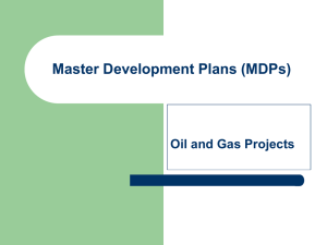 Master Development Plans (MDPs)