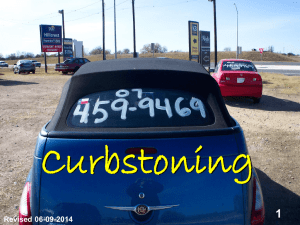 Curbstoning Powerpoint