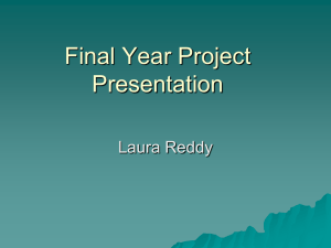 Final Year Project Presentation ()