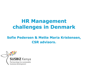 HR Management challenges in Denmark