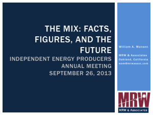 William Monsen - The Mix - Independent Energy Producers