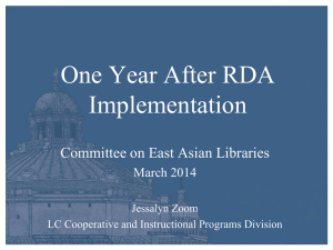 LC Updates - The Council on East Asian Libraries