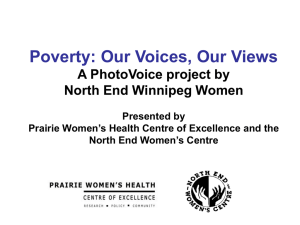 Poverty - Prairie Women`s Health Centre of Excellence