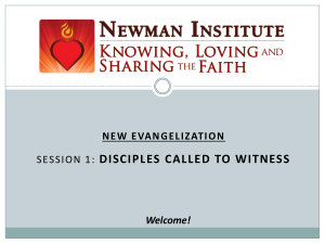 The New Evangelization” & “