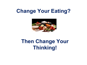 Change Your Eating?