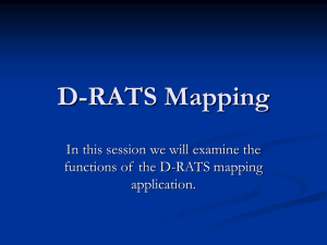 D-RATS Mapping