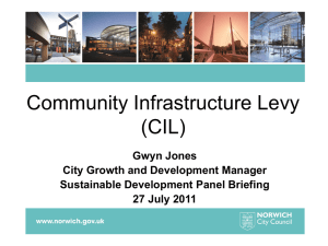 Community Infrastructure Levy (CIL) presentation (1.35 Mb ppt)