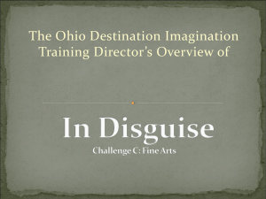 Challenge C: In Disguise - Ohio Destination Imagination