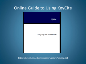 What is KeyCite?