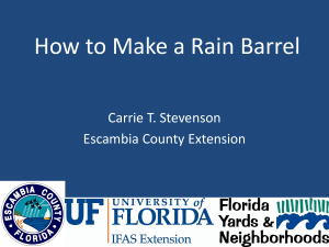 How to Make a Rain Barrel - Escambia County Extension