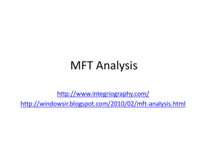 MFT Analysis