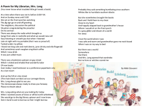 A Poem for My Librarian, Mrs. Long