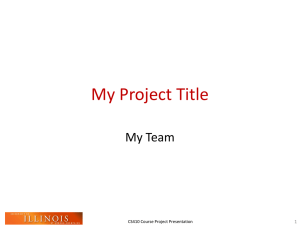 My Project Title
