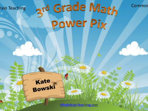 3rd Grade Math Power Pix