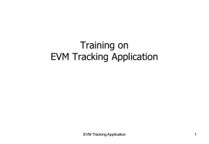 EVM Tracking Application