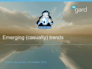 Leo Larsen - Emerging Casualty Trends