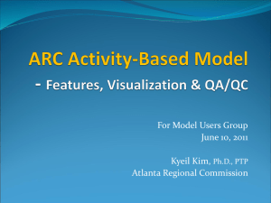 Trip-Based Model - the Atlanta Regional Commission