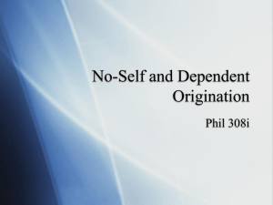 No-Self and Dependent Origination