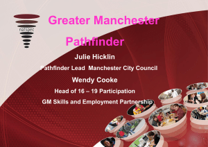 Workshop A Manchester Pathfinder - The Association of National