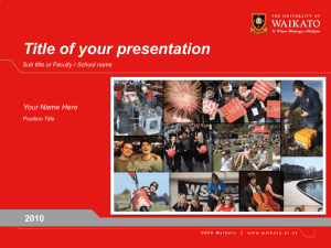 To illustrate your presentation